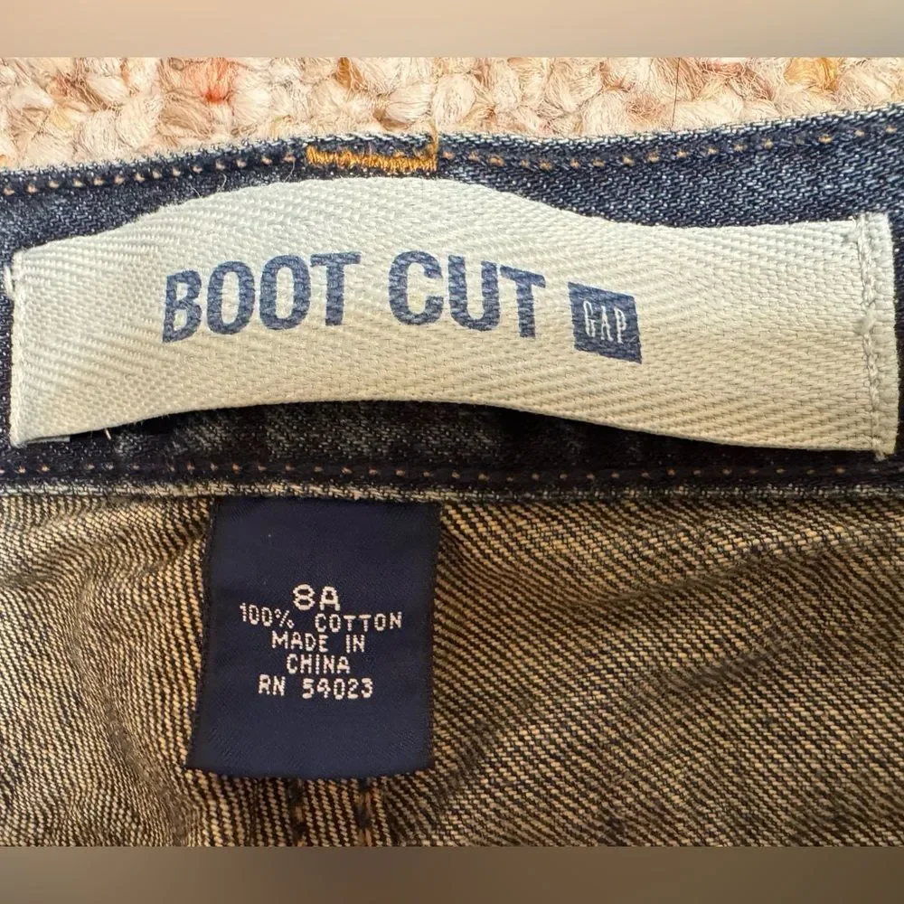 Gap Boot Cut Button Fly Jeans Size 8 - Picture 5 of 5